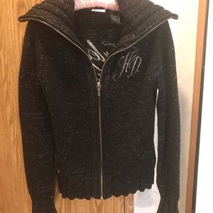 Harley Davidson glitter sweater.